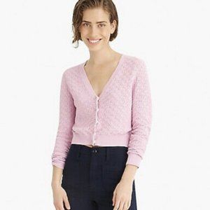 J. Crew Pink V-Neck Sweater NWT